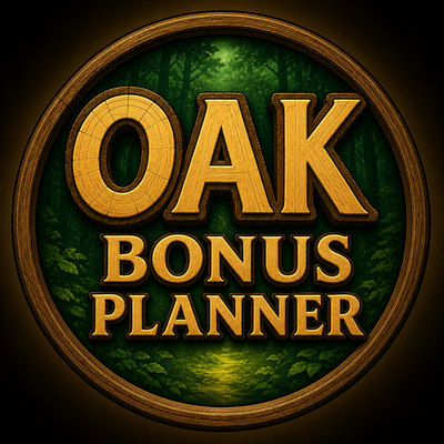 OAK Bonus Planner