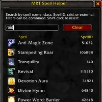 MRT Spell Helper