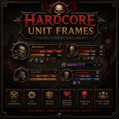 HardcoreUnitFrames