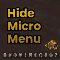 Hide Micro Menu - The War Within (11.0)