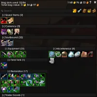 ElvUI Bag Categories
