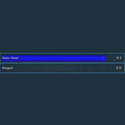 Minimalistic Weapon swing timer Forever