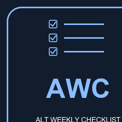Alt Weekly Checklist