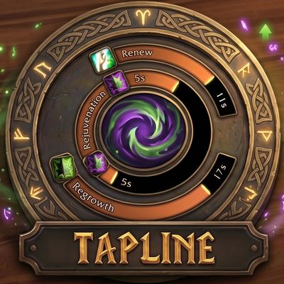 Tapline - Heal over Time (HoT) Tracker for Warlock Life Tap