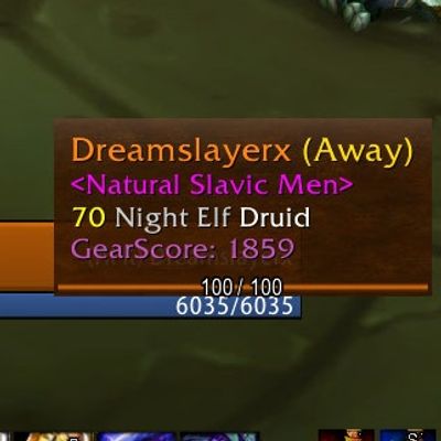 Galdor Target Gear Score