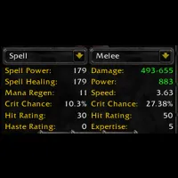 CharacterStatsTBC (Character Stats TBC)