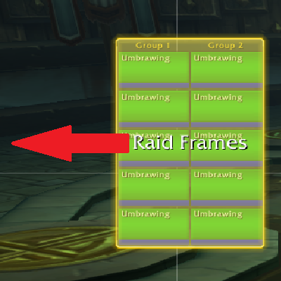 Raid Frame Anchor