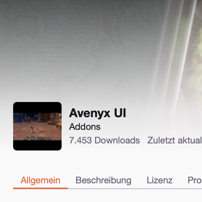 Avenyx UI