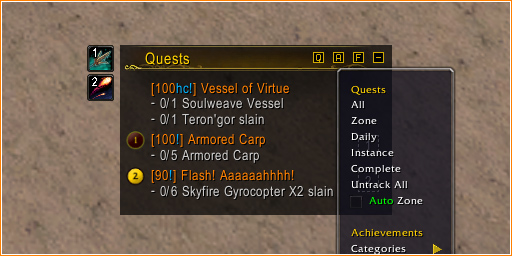 Kaliel's Tracker - Filters