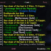 Cleaner Loot Messages