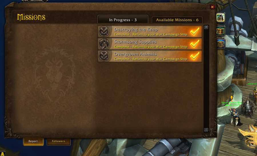BFA mission report
