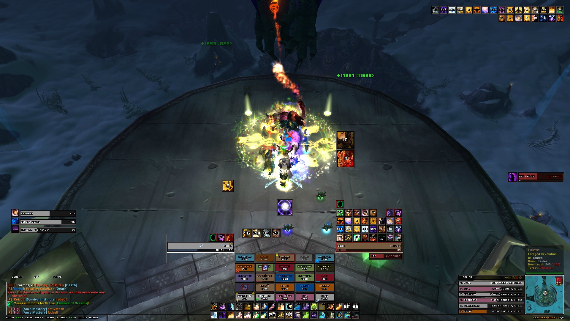Party Heal Layout in Raid
