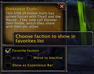 Favorite faction checkbox in standard UI (Classic)