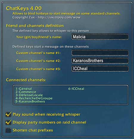 ChatKeys