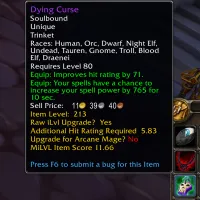 MiLVL Item Comparison
