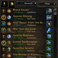 World Quest Tab