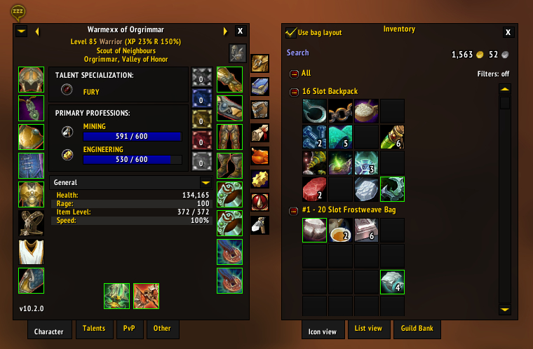 ElvUI Armory Skin