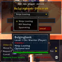Personal Player Notes