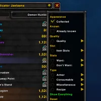 Compact Vendor Filter (This module is obsolete since Dragonflight)