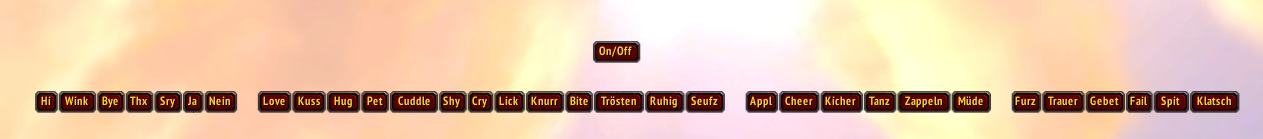 Felis Emote Button Leiste