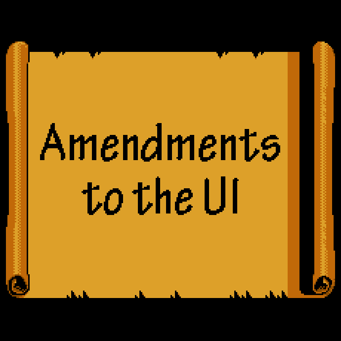 Amendments to the UI