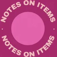 NotesOnItems