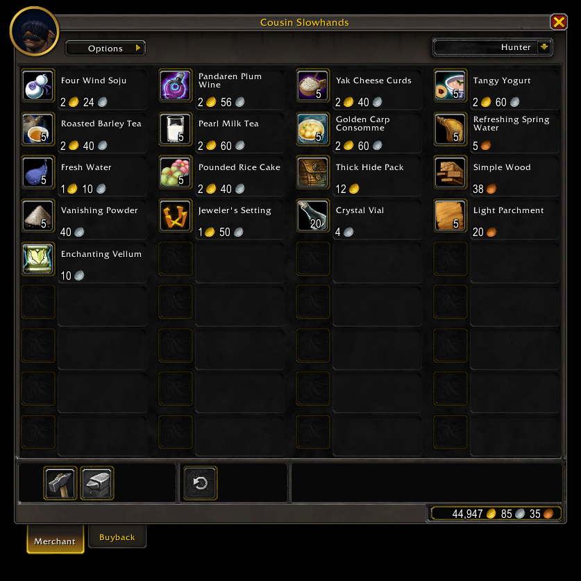 Krowi's Extended Vendor UI