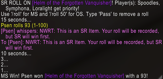 SR Roll