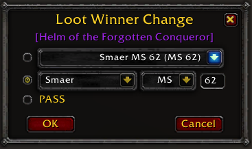 Change Winner