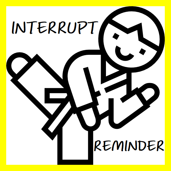 InterruptReminder (sunset due to add-on apocalypse)