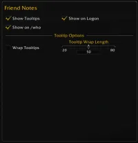 Friend Notes