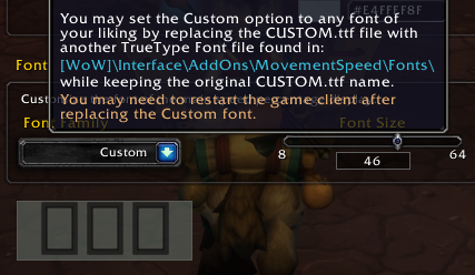 Custom font