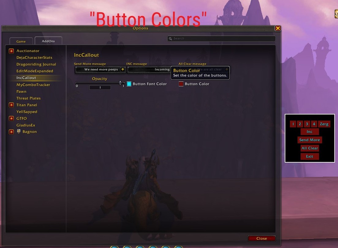 Button Colors