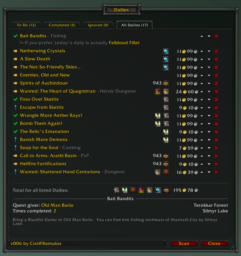 New UI with reputations