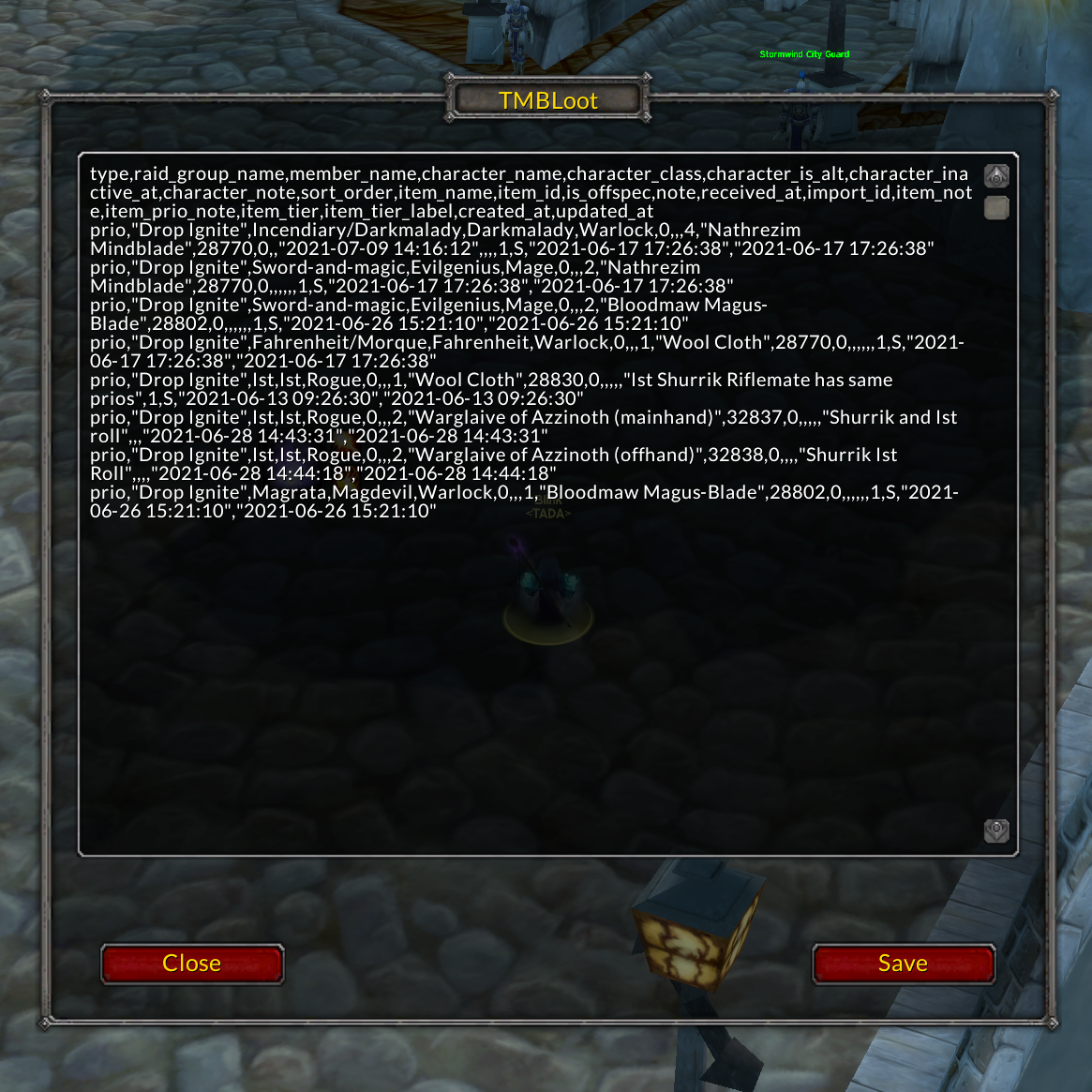 TMB Loot