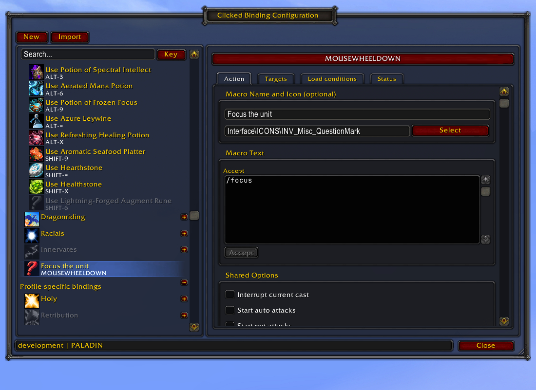 Custom macros