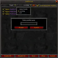 Sigma AddOn Manager (Classic)