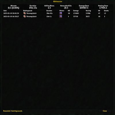 Battlegrounds Historian (Classic and SoD)
