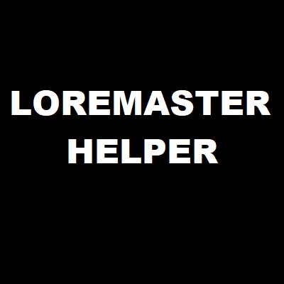 Loremaster Helper
