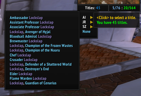 ElvUI Titles Datatext