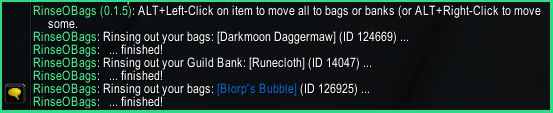 RinseOBags v0.1.5 - Alt + Left Click