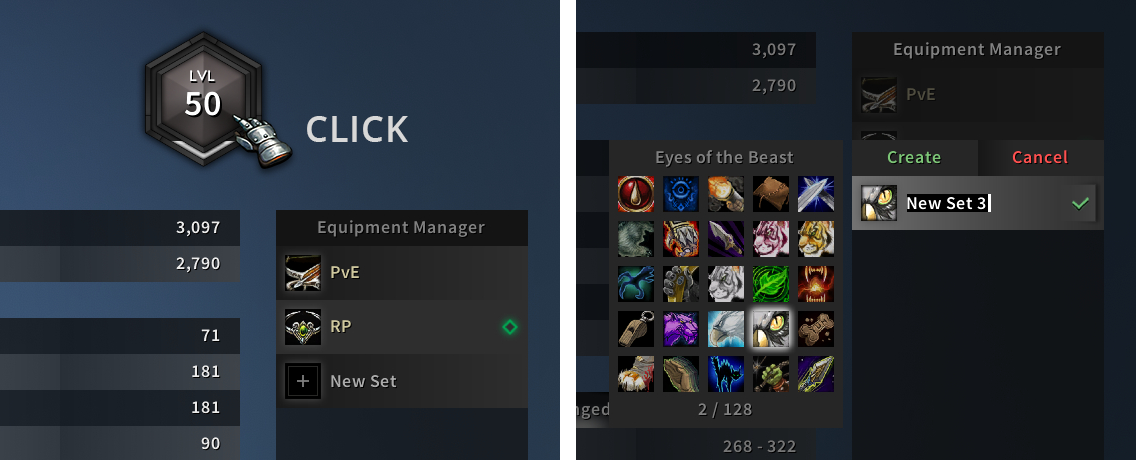 Use Equipment Manager