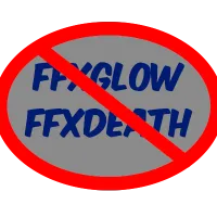 No glow and death effect