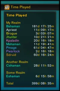 Broker Played Time