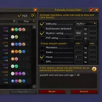 Premade Groups Filter