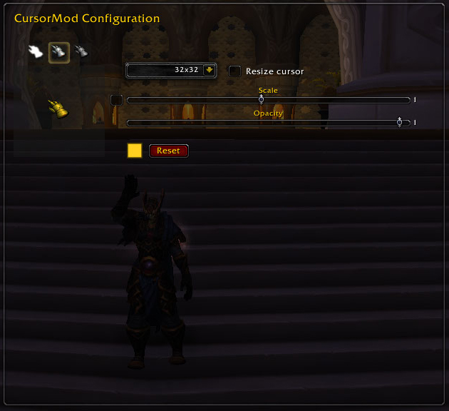 CursorMod options