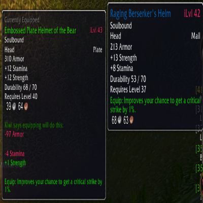 Kiwi Item Info