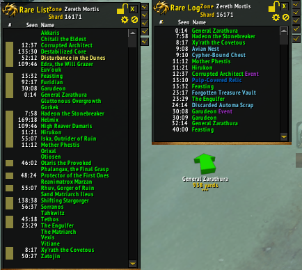Rare Alert in Zereth Mortis zone