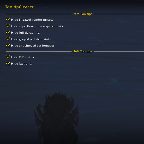 Tooltip Cleaner