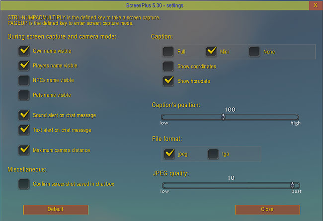 Settings UI